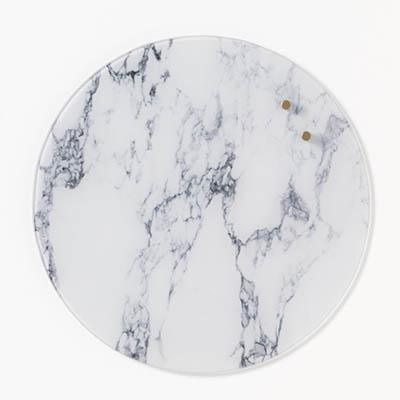 Naga Nord Magnetic Glassboard Round 350Mm Classic Marble 70510 - SuperOffice