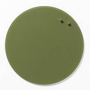 Naga Nord Magnetic Glassboard Round 350Mm Olive 70450 - SuperOffice