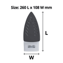 Nero 300 Steam/Dry Iron Non-Stick Variable Temperature 742300 - SuperOffice