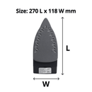 Nero 450 Steam And Dry Iron Non Stick Black 742450 - SuperOffice