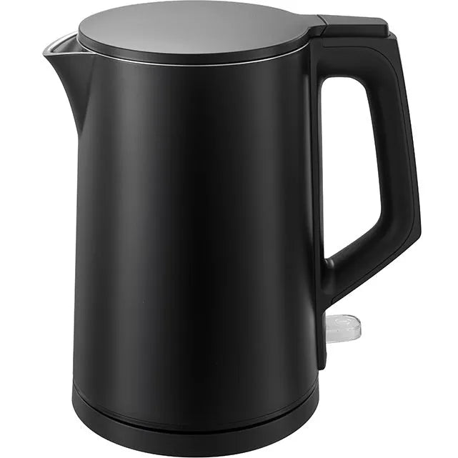 Nero Aria Double Wall Kettle 1.7L Stainless Steel Matte Black 740045 - SuperOffice