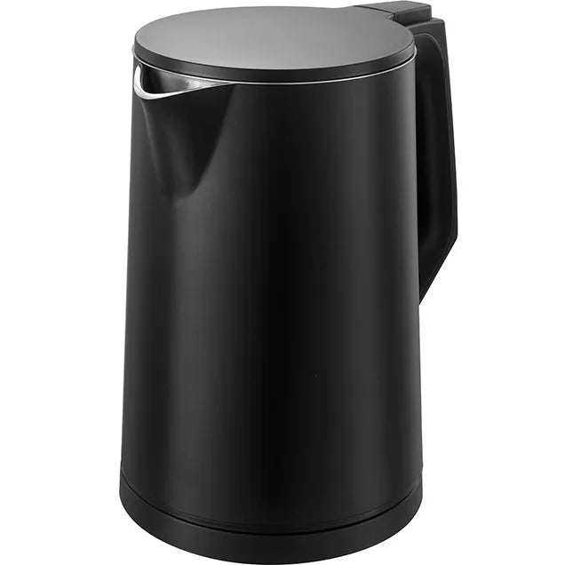 Nero Aria Double Wall Kettle 1.7L Stainless Steel Matte Black 740045 - SuperOffice