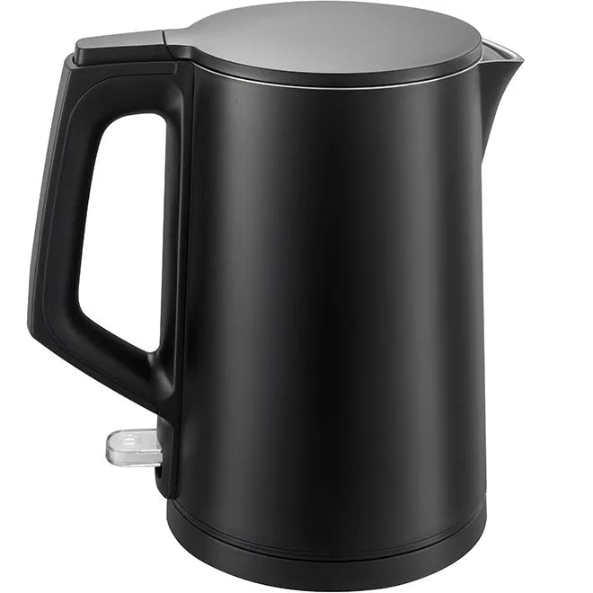Nero Aria Double Wall Kettle 1.7L Stainless Steel Matte Black 740045 - SuperOffice