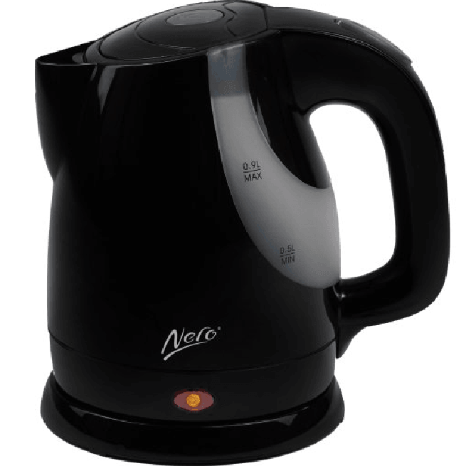 Nero Bambino Kettle 0.9 Litre Jug Compact Water Boiler Coffee Tea Hotel Black 740011 - SuperOffice
