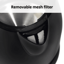 Nero Bambino Kettle 0.9 Litre Jug Compact Water Boiler Coffee Tea Hotel Black 740011 - SuperOffice