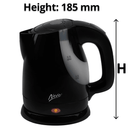 Nero Bambino Kettle 0.9 Litre Jug Compact Water Boiler Coffee Tea Hotel Black 740011 - SuperOffice
