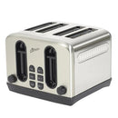 Nero Classic Stainless Steel Style Toaster 4 Slice 746090 - SuperOffice