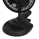 Nero Clip And Storage Desk Fan 150mm Black Office Home Table 74901601 - SuperOffice
