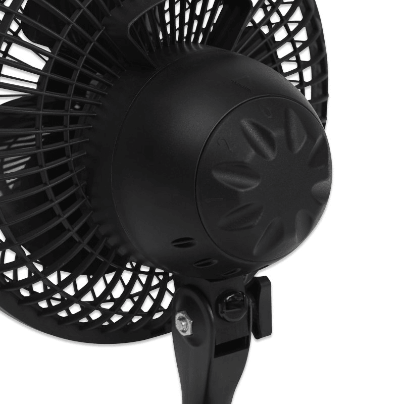 Nero Clip And Storage Desk Fan 150mm Black Office Home Table 74901601 - SuperOffice