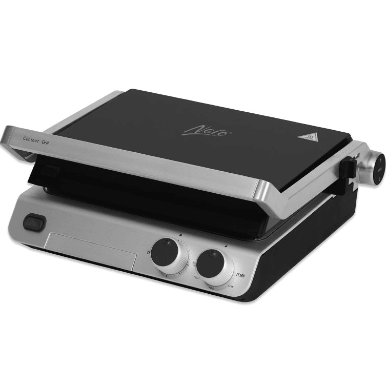 Nero Deluxe Sandwich Press / Contact Grill 4 Slice with Timer 748040 - SuperOffice
