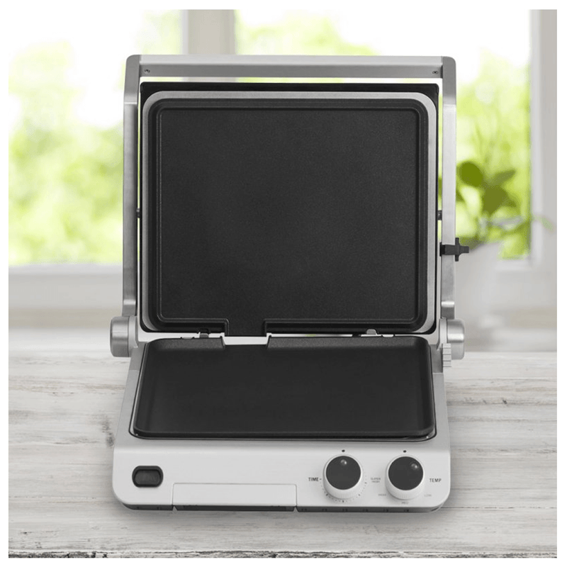 Nero Deluxe Sandwich Press / Contact Grill 4 Slice with Timer 748040 - SuperOffice