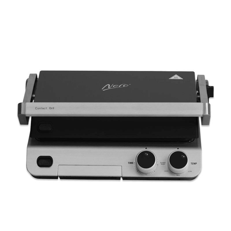 Nero Deluxe Sandwich Press / Contact Grill 4 Slice with Timer 748040 - SuperOffice