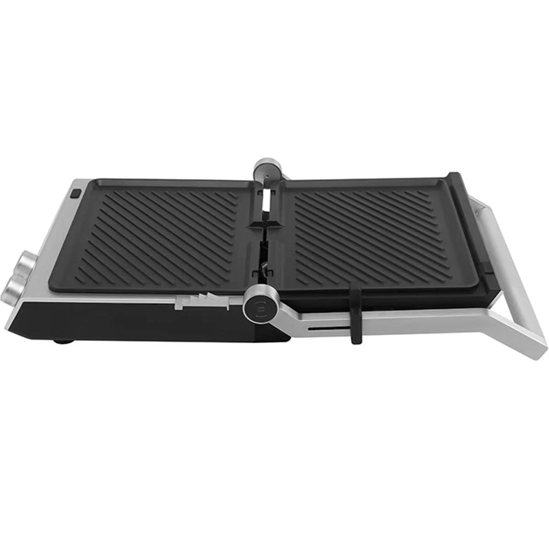 Nero Deluxe Sandwich Press Toaster Contact Grill 4 Slice Grooves with Timer 748041 - SuperOffice