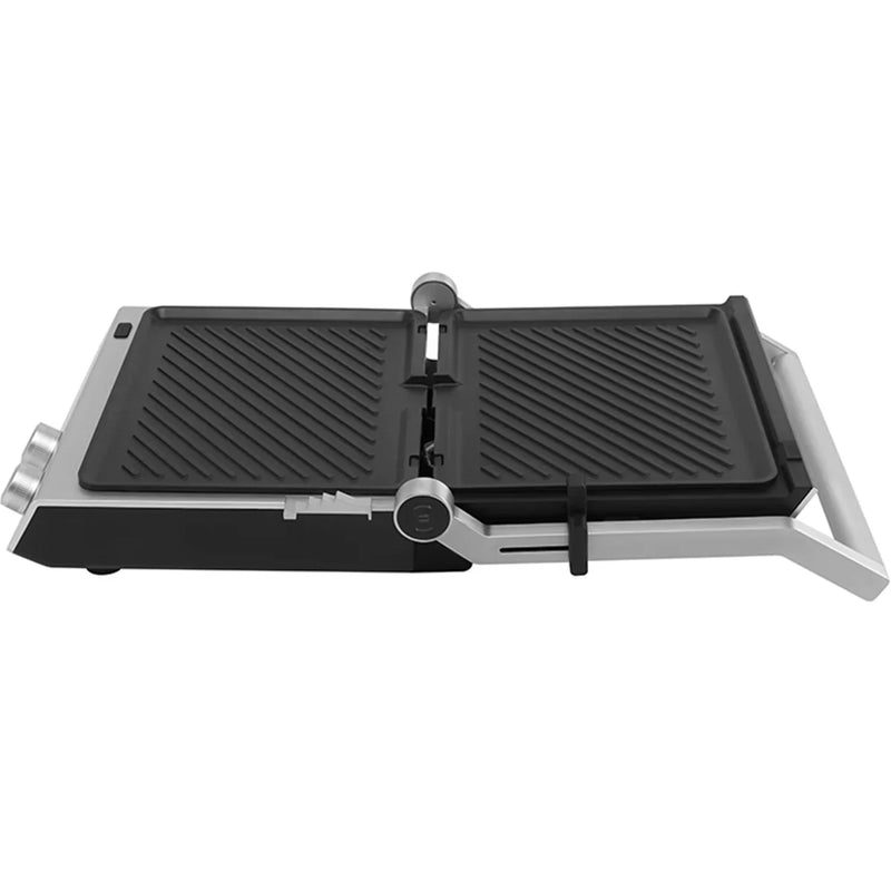 Nero Deluxe Sandwich Press Toaster Contact Grill 4 Slice Grooves with Timer 748041 - SuperOffice