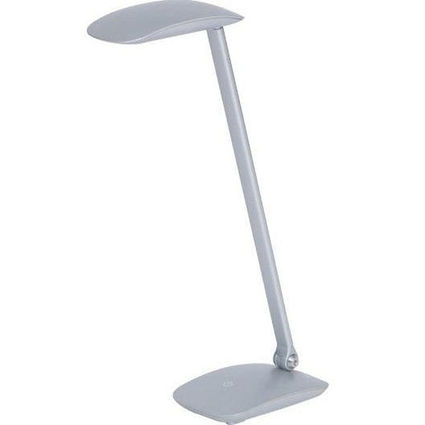Nero Desk Lamp Light with USB Charing Port 3 Dimmer Levels Adjustable Head Silver 330004 - SuperOffice