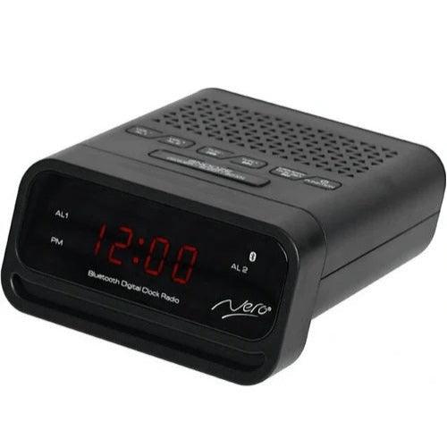 Nero Edge Bluetooth Alarm Digital Clock Radio 743221 - SuperOffice