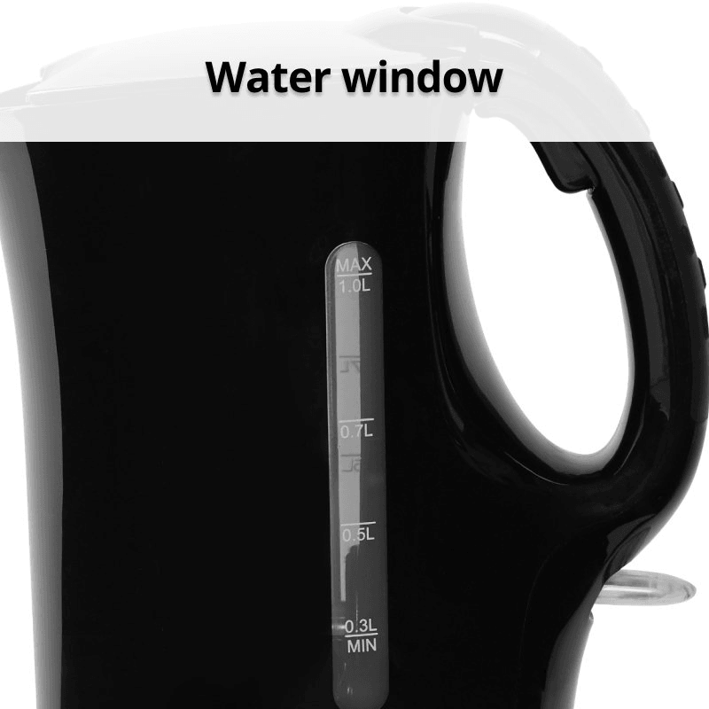Nero Express Black Kettle 1L 900W 740101 - SuperOffice
