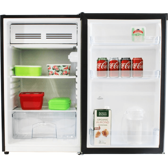 Nero Fridge And Freezer 125 Litre 490x560x840mm Stainless Steel 74412503 - SuperOffice