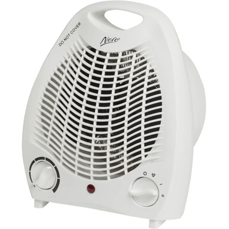 Nero Portable Fan Heater 2000W Cool Warm Hot Adjustable 749002 - SuperOffice