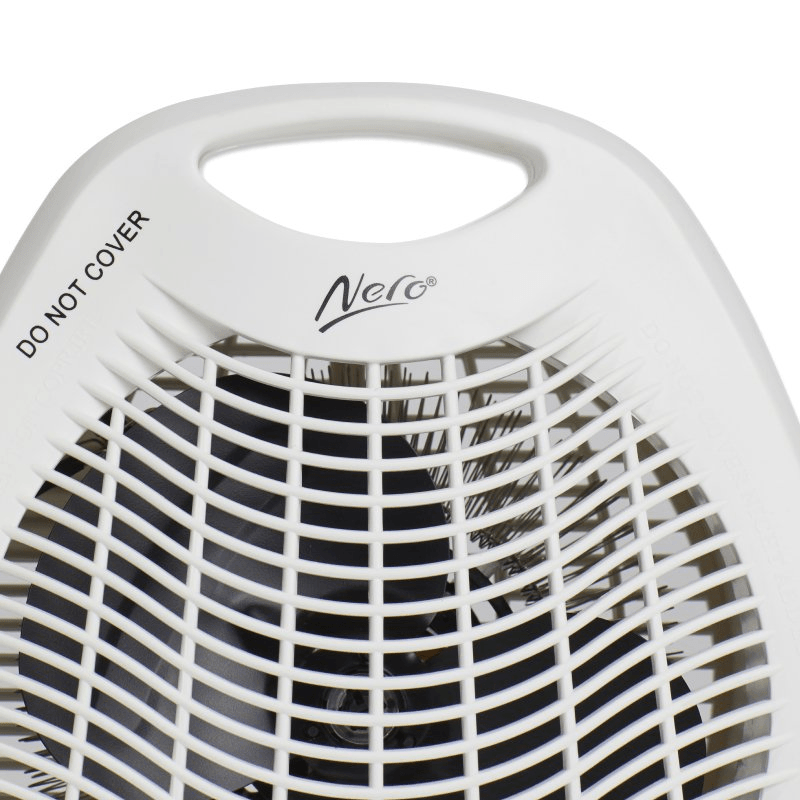 Nero Portable Fan Heater 2000W Cool Warm Hot Adjustable 749002 - SuperOffice