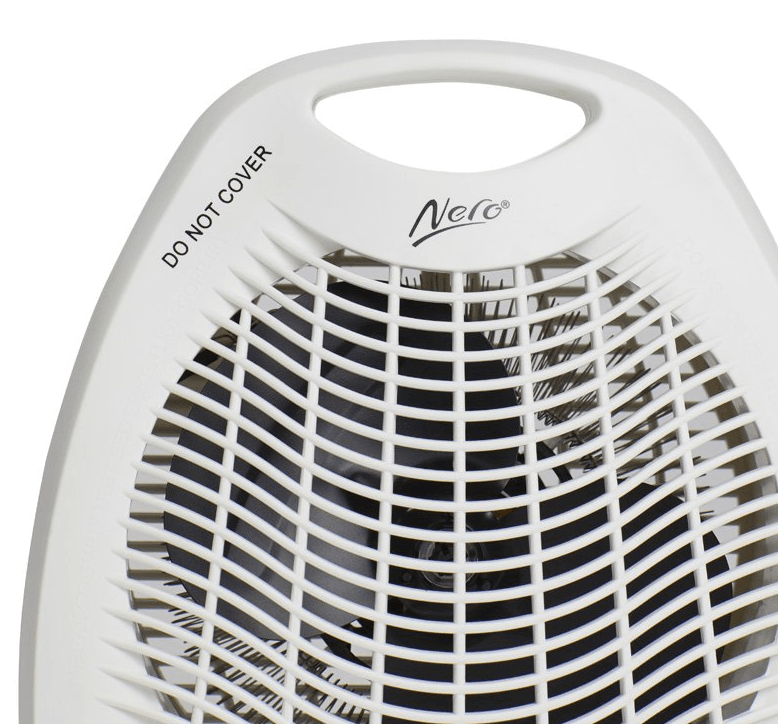 Nero Portable Fan Heater 2000W Cool Warm Hot Adjustable 749002 - SuperOffice