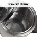 Nero Smart Stainless Steel Kettle 1L Water Window 2200W 740034 - SuperOffice