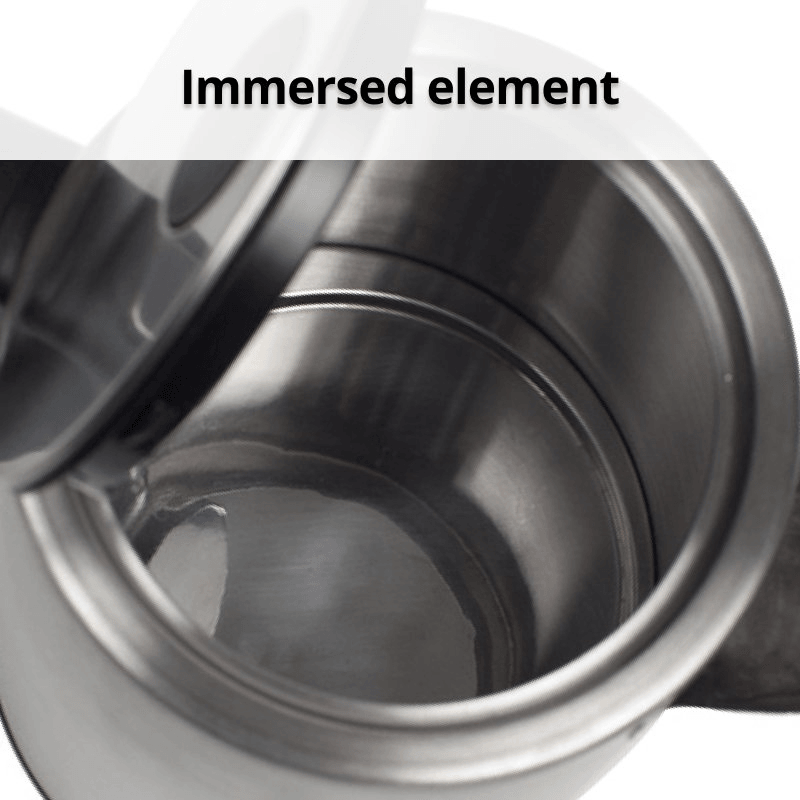 Nero Smart Stainless Steel Kettle 1L Water Window 2200W 740034 - SuperOffice