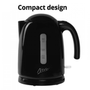 Nero Studio Gloss Black Kettle Premium 1.2L 2200W Water Window 740061 - SuperOffice