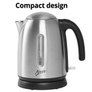 Nero Studio Stainless Steel Brushed Kettle Premium 1.2L 2200W 740063 - SuperOffice