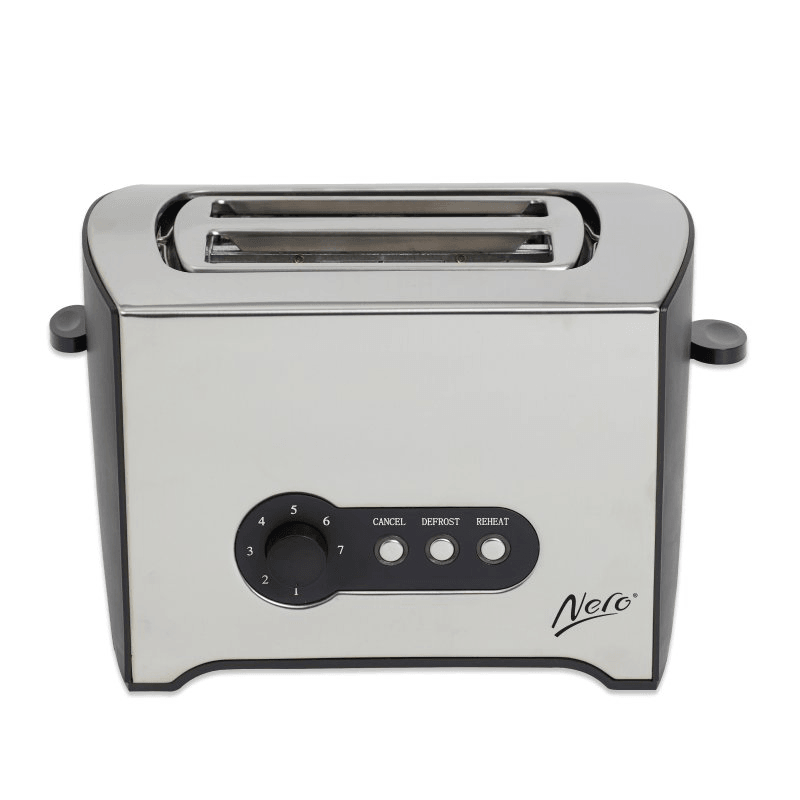 Nero Toaster 2 Slice Stainless Steel Adjustable 746072 - SuperOffice