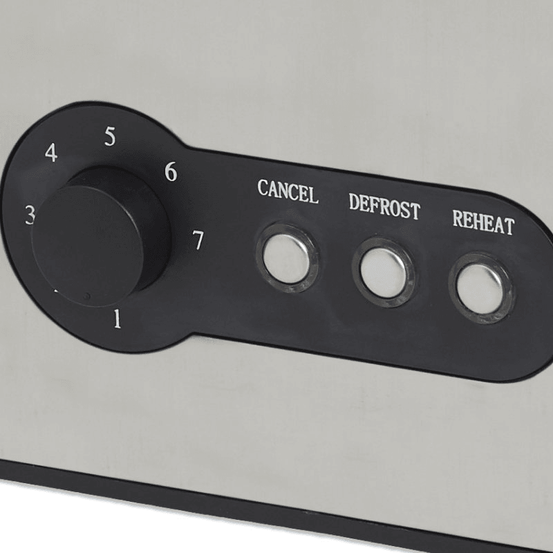 Nero Toaster 4 Slice Stainless Steel Rectangle Defrost Reheat 746084 - SuperOffice