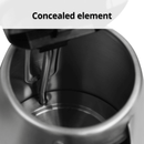 Nero Urban Stainless Steel Kettle 1.7L Water Window 2200W 740088 - SuperOffice