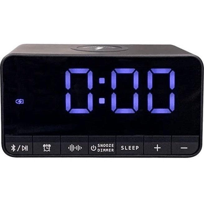 Nero V3 Pro Alarm Wireless Phone Charging Bluetooth Speaker Clock Digital Bedside 7434303 - SuperOffice