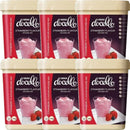 Nestle Docello Mousse Mix Strawberry Flavour 1.9kg Tub 6 Pack Bulk 4729 (6 Pack) - SuperOffice