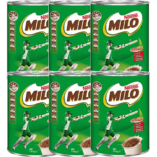 Nestle Milo Drink 1.9kg Tin Tin 6 Bulk 102296 (6 Pack) - SuperOffice