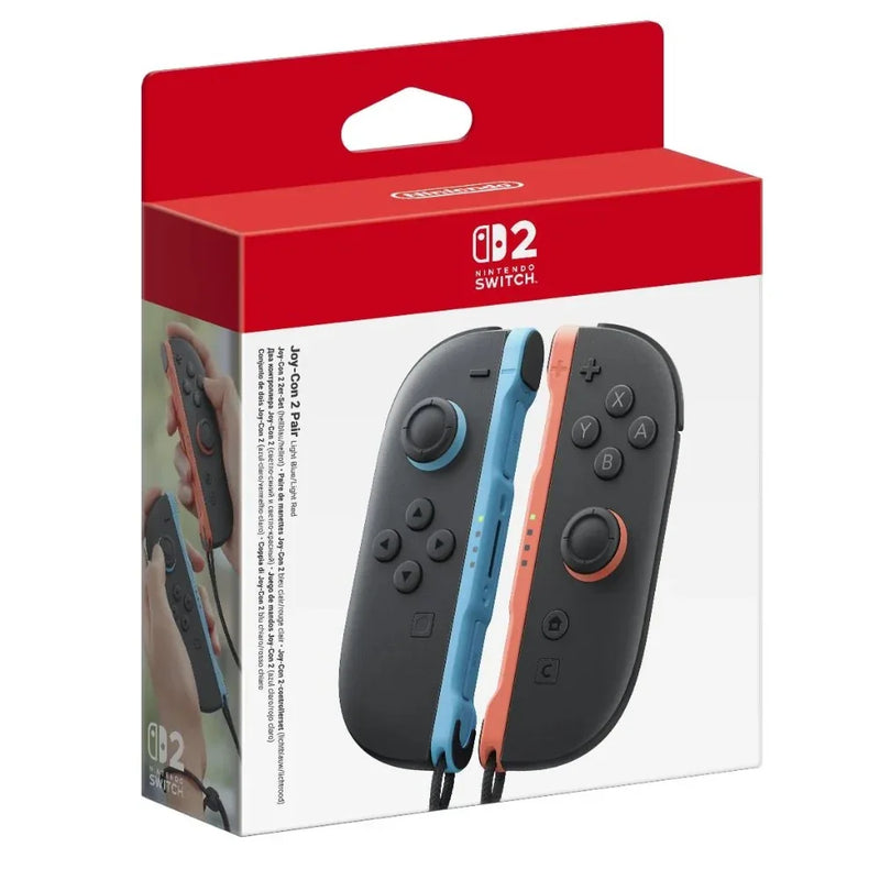 Nintendo Switch 2 Joy-Con 2 Controller Pair Light Blue/Light Red 045496321413 - SuperOffice