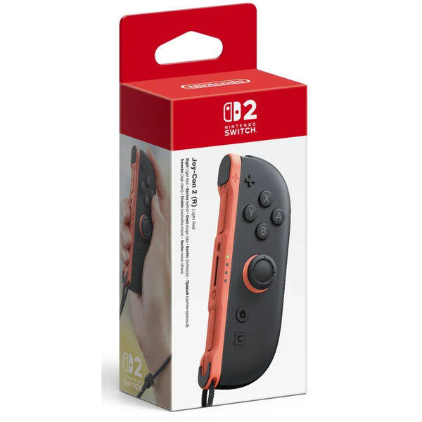 Nintendo Switch 2 Joy-Con 2 Right (R) Light Red Controller 045496321406 - SuperOffice