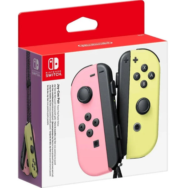 Nintendo Switch Joy-Con Controller Pastel Pink/Yellow 045496431686 - SuperOffice