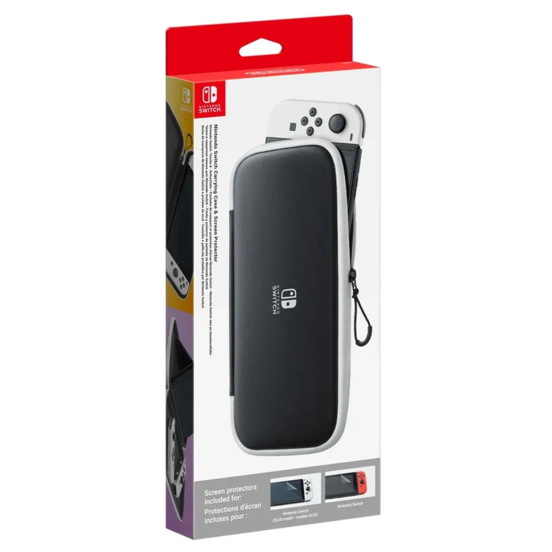 Nintendo Switch OLED Model Carrying Case & Screen Protector 045496431501 - SuperOffice