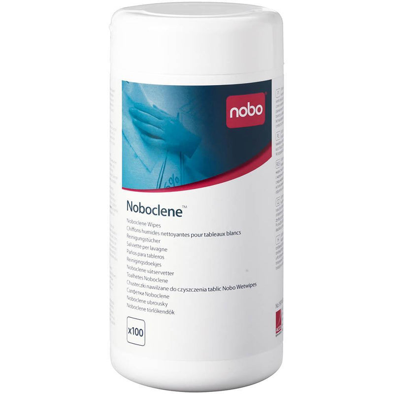 Nobo Cleaning Wipes Pack 100 1901438 - SuperOffice