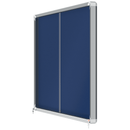 Nobo Notice Sign Board Lockable Sliding Glass Door 1355x970mm 1915334 - SuperOffice