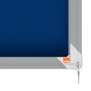 Nobo Notice Sign Board Lockable Sliding Glass Door 1355x970mm 1915334 - SuperOffice