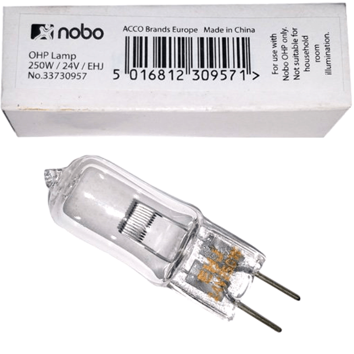 Nobo OHP Lamp Replacement Light A-EHJ Suitable For All 250W 2511 2521 33730957 - SuperOffice