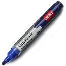Nobo Whiteboard Liquid Ink Dryline Markers Blue Pack 12 1901075 - SuperOffice