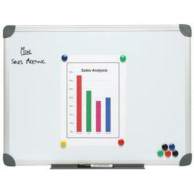 Nobo Whiteboard Magnetic Wall Mounted Aluminium Frame 1200 X 2400Mm B2120240 - SuperOffice