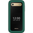 Nokia 2660 Flip Mobile Phone 128MB 2.8" 4G Unlocked Dual Sim Green 1GF012HPJ1A05 - SuperOffice
