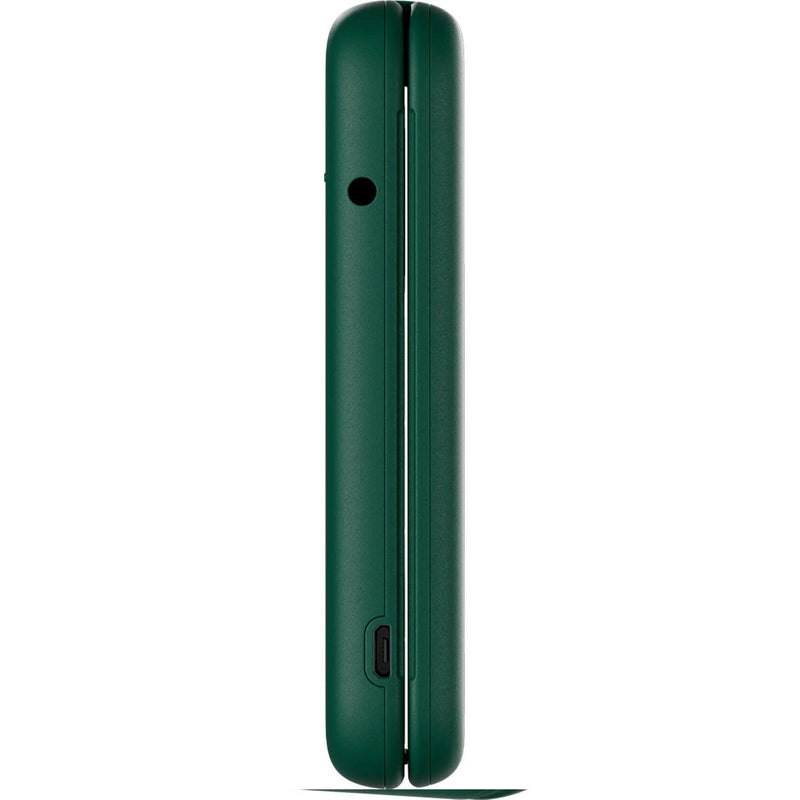 Nokia 2660 Flip Mobile Phone 128MB 2.8" 4G Unlocked Dual Sim Green 1GF012HPJ1A05 - SuperOffice
