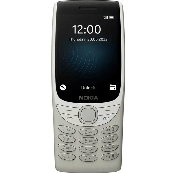 Nokia 8210 Unlocked 4G Mobile Phone Sand Dual Sim 2.8" 128MB/48MB 16LIBG21A05 - SuperOffice
