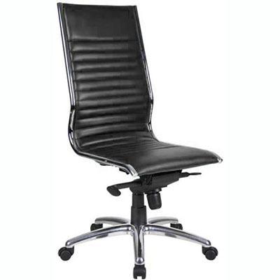 Nordic Executive Chair High Back Leather Black YS125HBLK - SuperOffice