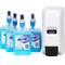 Northfork Liquid Hand Wash Dispenser + Refills Starter Pack Pearl Blue Wall Mount 635019226 - SuperOffice